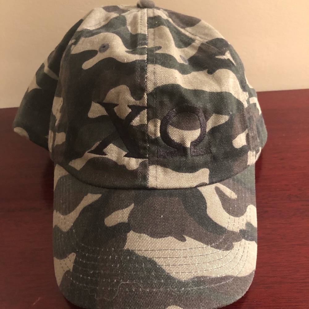Chi Omega Sorority Camo Hat